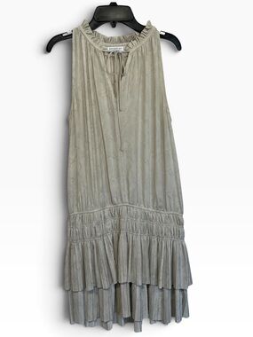CURRENT AIR | Cara Sleeveless Pleated Mini Dress S